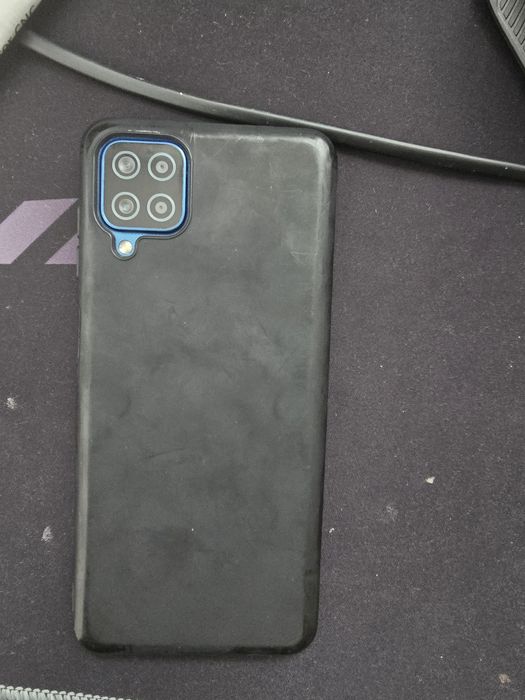 Samsung Galaxy A12 Albastru – 5000mah[zgârieturi,se rezolva cu husă inclusă]