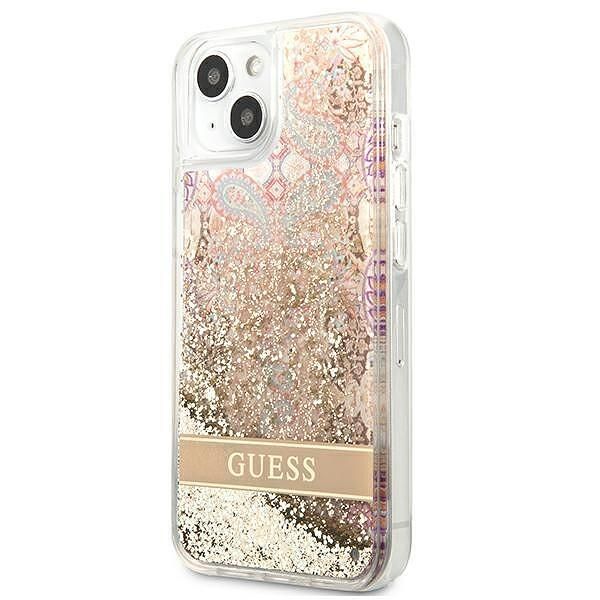 Guess hardcase paisley liquid glitter - дизайнерски кейс с течност за