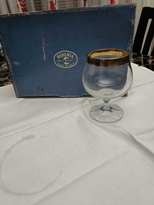 Фужеры чешские, набор.