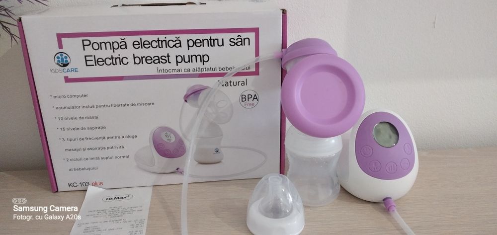 Pompa electrica de muls ,folosita o singura data