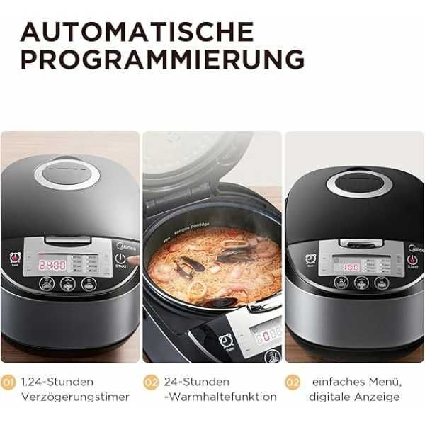 Оризоварка- Мултикукър с 11 програми Midea MB-FS5017