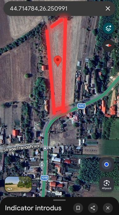 De vânzare teren intravilan – 4.425 mp