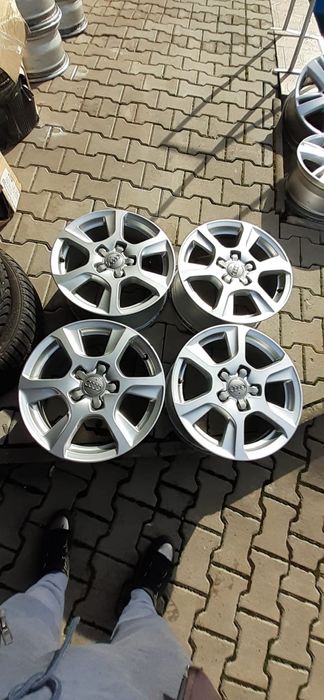 4 jante aliaj 5x112 R16 originale Audi A3 A4 A6