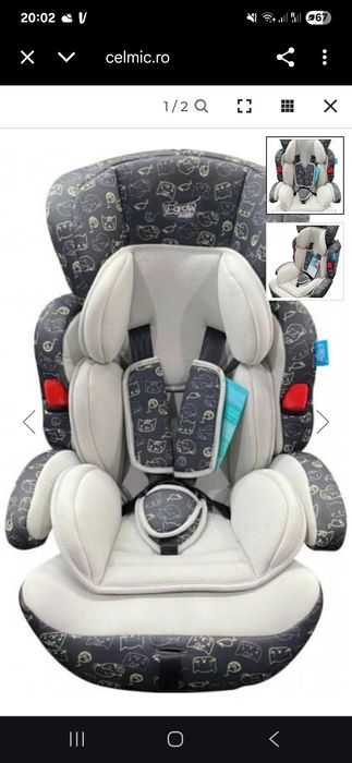 Scaun masina U-grow pisicute