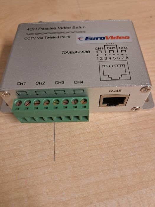 Passive video balun 2 bucati