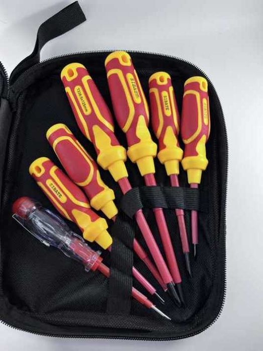 Отверки електричарски 7бр комплект