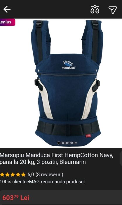 Marsupiu ergonomic Manduca First