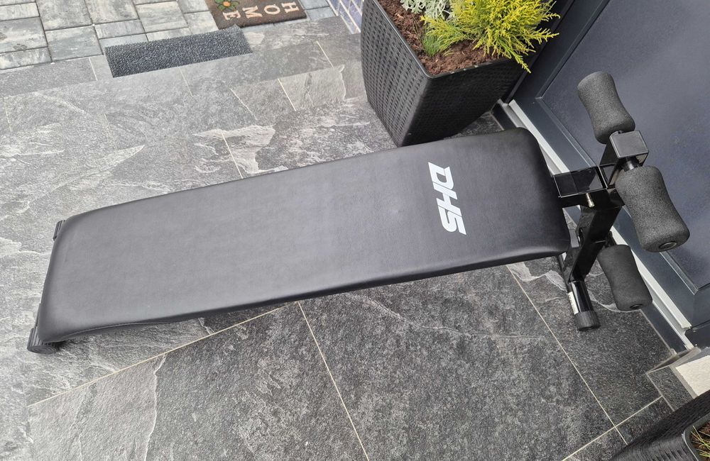 Banca abdomene DHS si aparat fitness tractiuni / flotari / abdomene