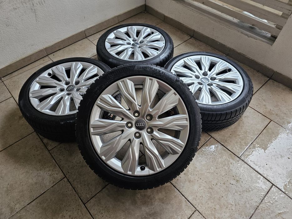 Jante originale Audi R18 + Anvelope  225 45 18