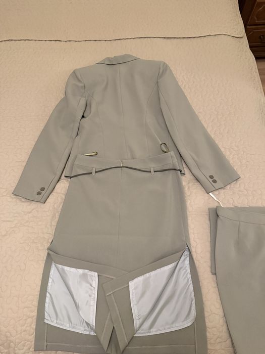 Costum dama cu fusta si pantalon