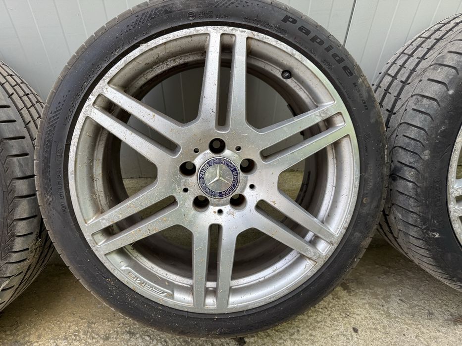 4 бр оригинални джанти 18ки спорт пакет Mercedes W212 AMG с нови гуми