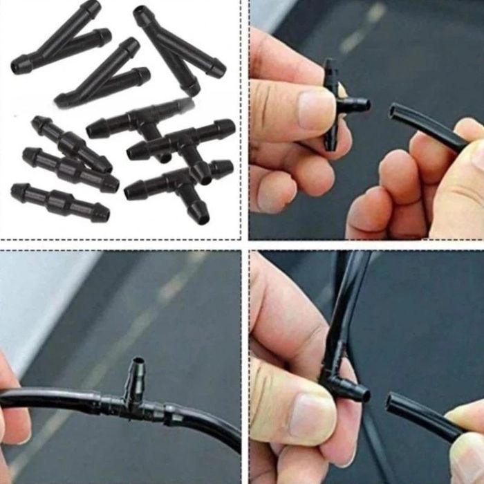 комплект универсален маркуч за миячно устройство дълъг 2 метра и 3 ...