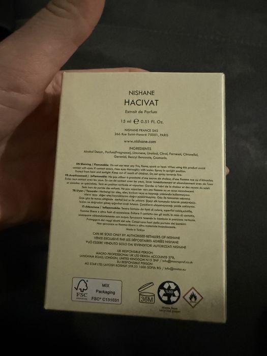 Nishane Hacivat 15 ml