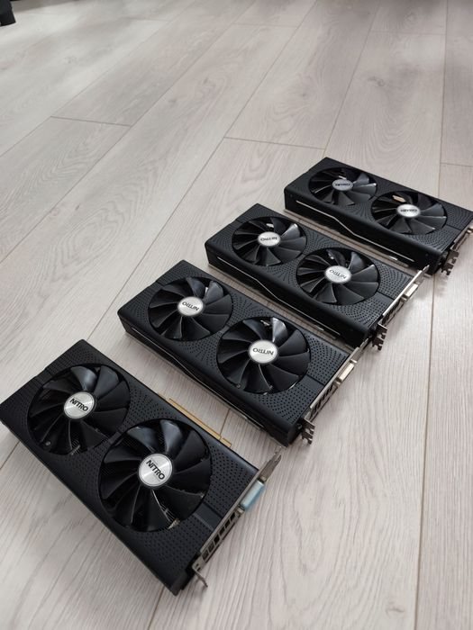 4x Placa video Sapphire Nitro Rx 480 4 Gb
