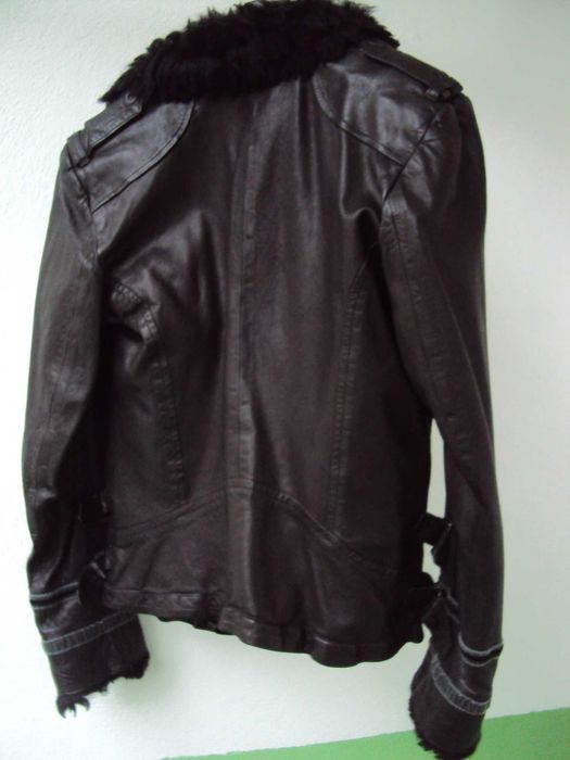 Дамско яке кожено EMPORIO ARMANI