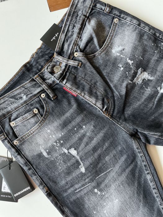 Мъжки дънки в черен цвят