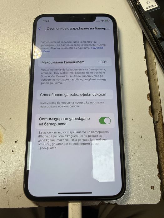 Iphone x 64gb 100% батерия