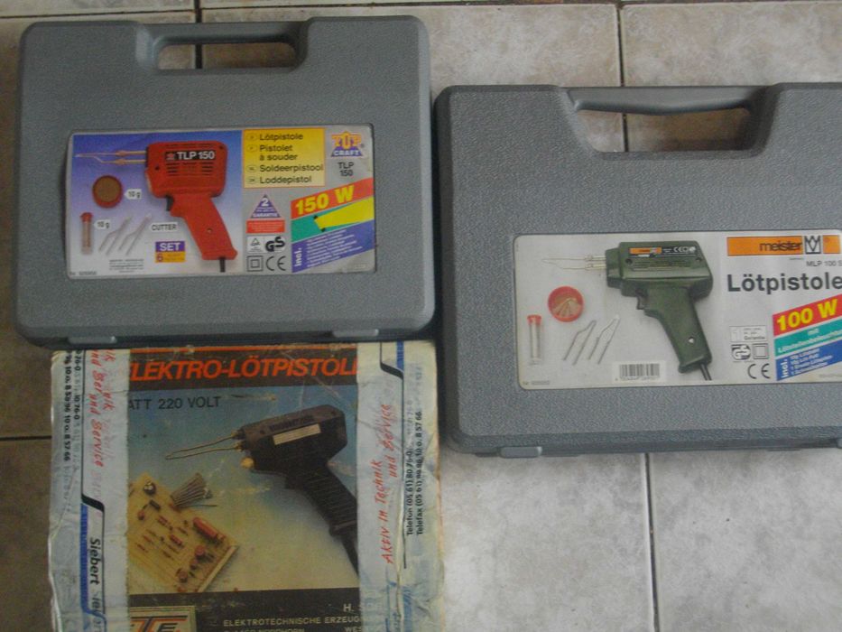 150W/100W-Нов Немски Ел.Поялник-Индукц-Top Craft/Meister/ЗА ЧАСТИ-100W