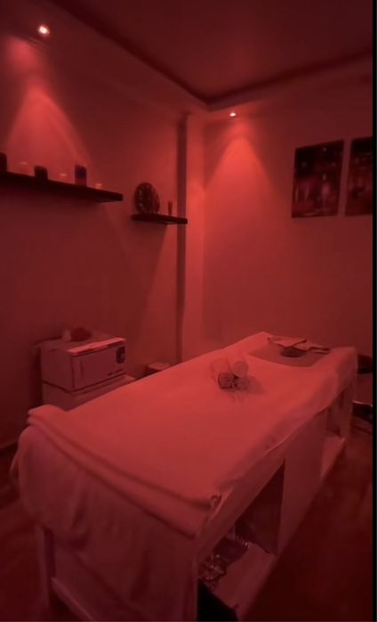 Массаж и пилинг.