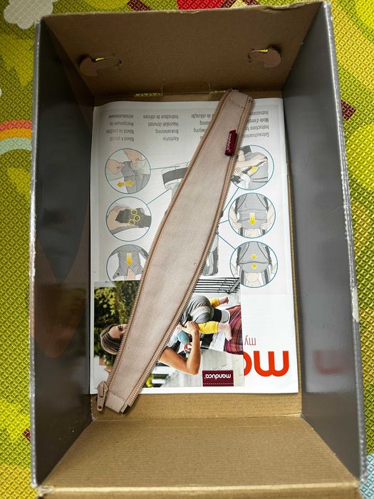 Marsupiu pentru bebelusi Manduca XT Denim Powder, pana la 20 kg, 3 pozitii