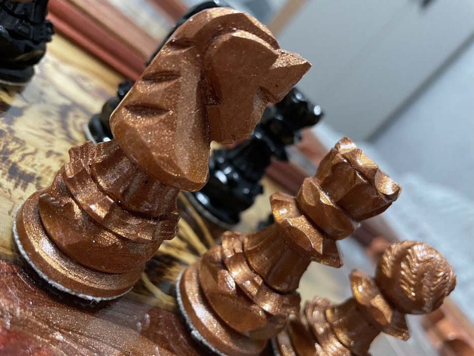 Нарды-Шахматы ручной работы