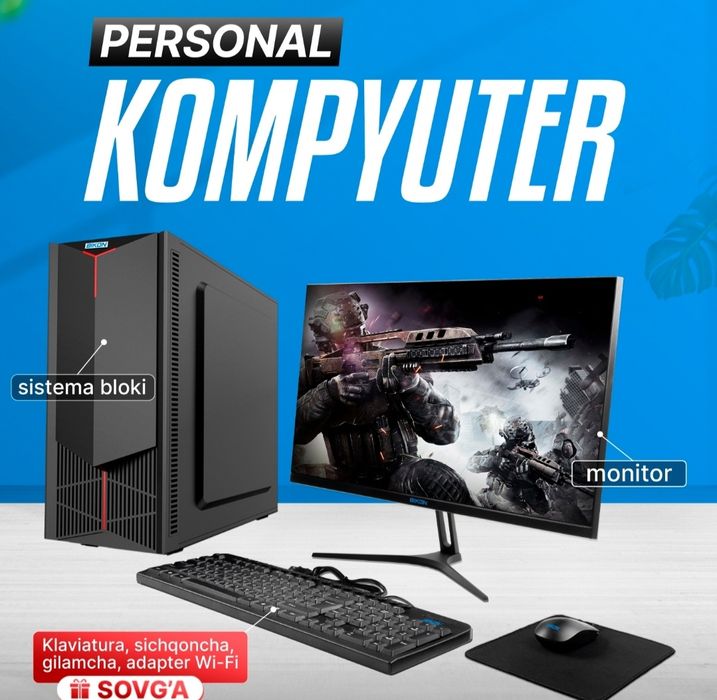 Kompyuter yangi.