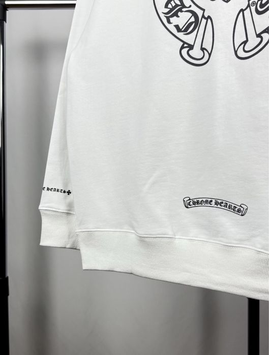 Chrome Hearts White Sweatshirt | Hanorac Chrome Hearts