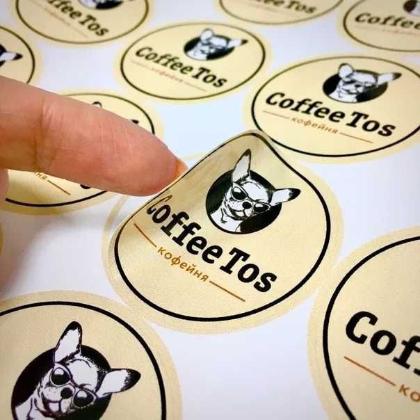 Srikerlar, Стикеры, на самоклейке и бирки плоттерная резка