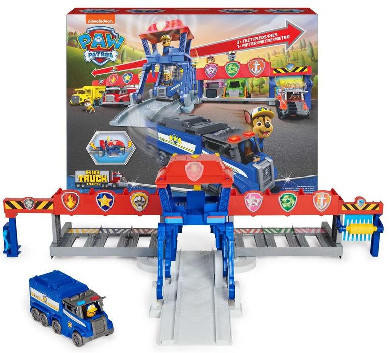 Голям Гараж за камиони Paw Patrol Пес Патрул с Кола на Чейс