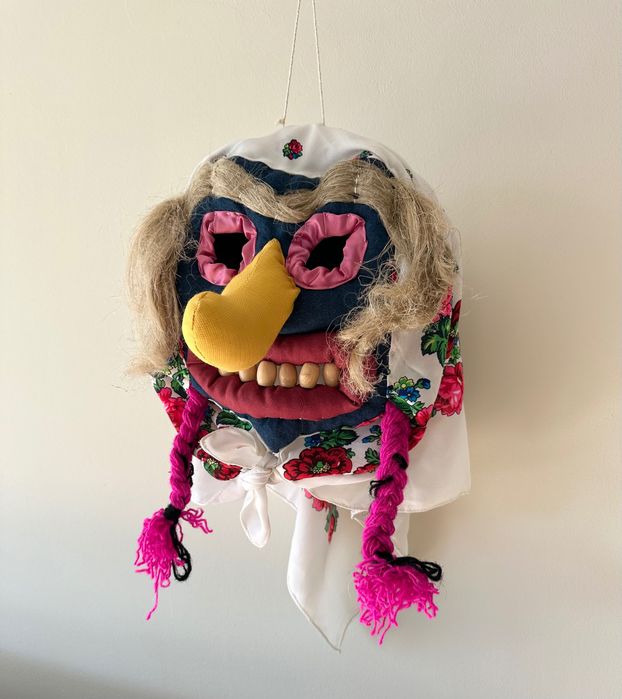 Mască traditionala /Masca babuta de anul nou