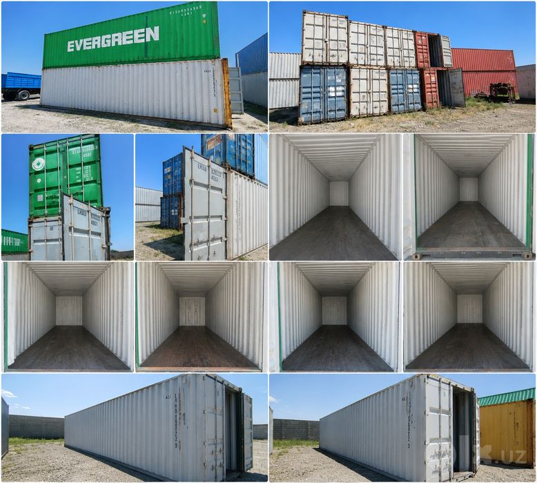 Контейнер морской 40 футов High Cube (40HC / 40HQ) – в наличии