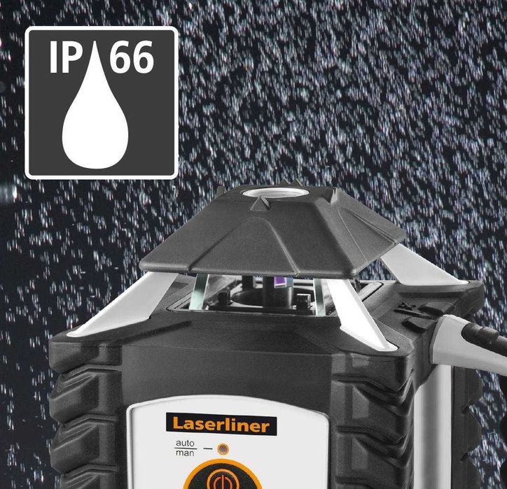 Laserliner Quadrum OneTouch410S — Professional rotatsion lazer nivelir