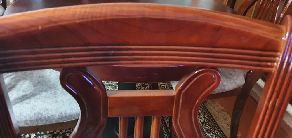 Стол стуля комплекте 4 стуля  1 стол из африканского красного дерево