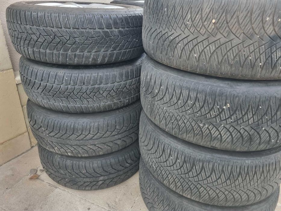 Genti aliaj cu cauciucuri de iarna  Vw Tiguan  5x112