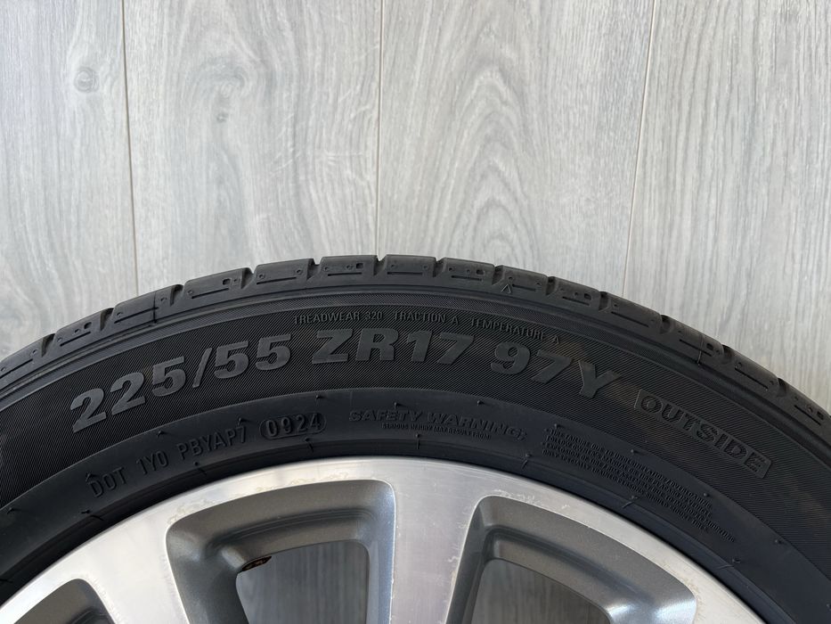 Оригинални джанти 17 цола 5х112 за Мерцедес Е-класа W213/S213 с летни гуми 225/55/17