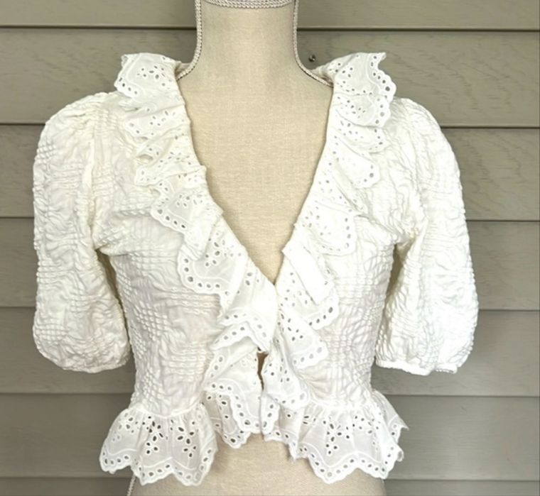 Zara къса блузка