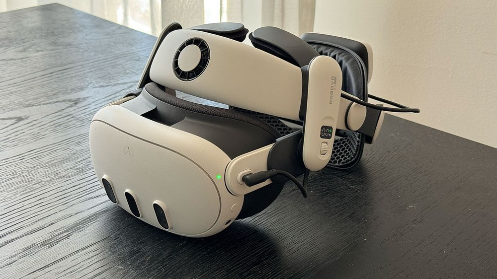 Meta Quest 3, 3S - крепление Bobovr S3 Pro с аккумулятором 10000 мАч