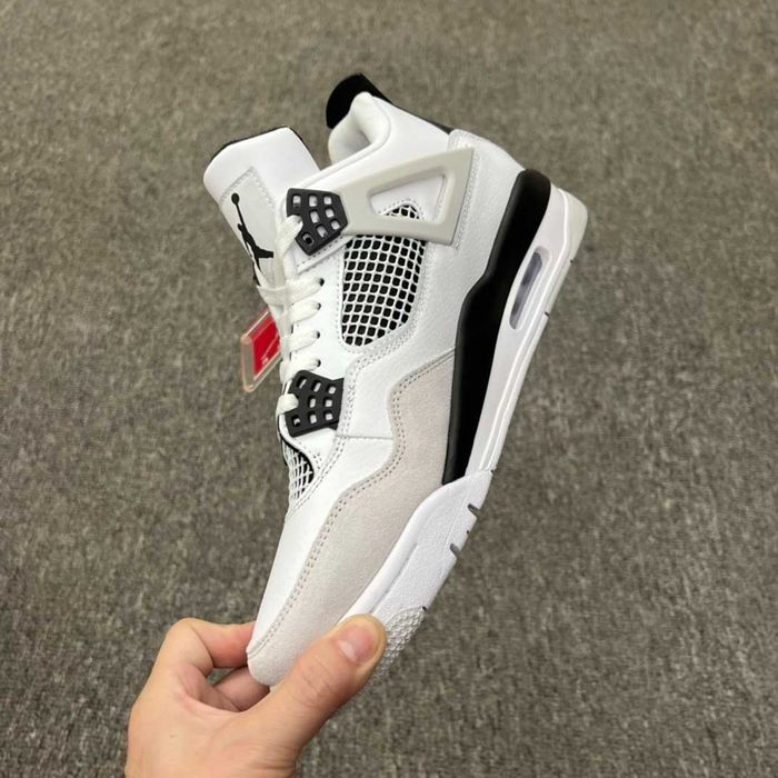 Adidasi JORDAN 4 Retro Military Black - Produs NOU PREMIUM din Piele