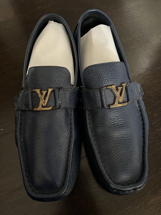 Loafers Loius Vuitton 43-44 piele bleumarin