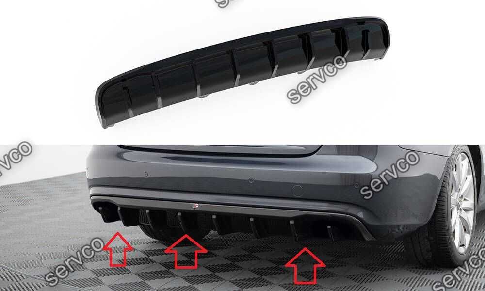Difuzor bara spate Audi A4 B8 Facelift 2011-2015 v34 - Maxton Design