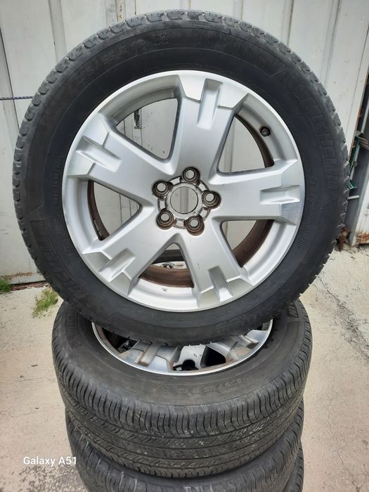 Ляти джанти с гуми за ТОЙОТА раф 4; 5×114.3,18цола