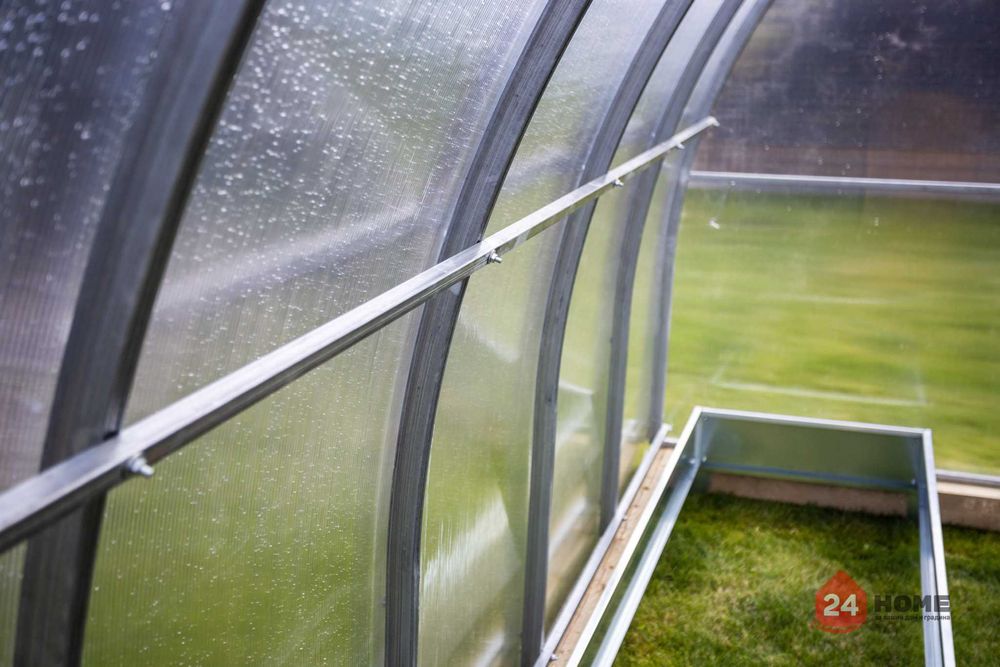 Оранжерия SUNNY Strong с покритие от поликарбонат 4мм, ширина 3 метра