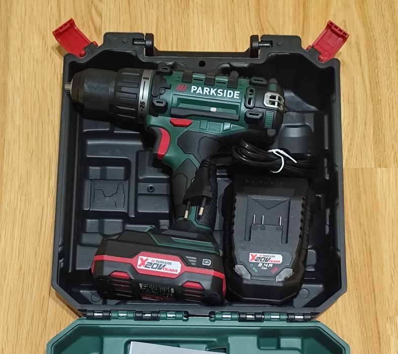 Винтоверт+батерия+зарядно на parkside