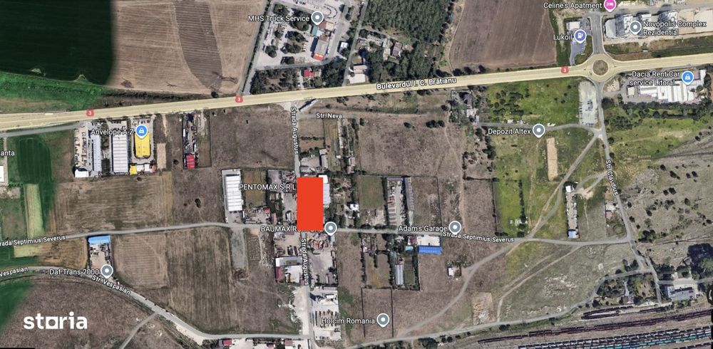 Teren industrial in Constanta 5000 mp cu PUD aprobat Hale AUTOSTRADA