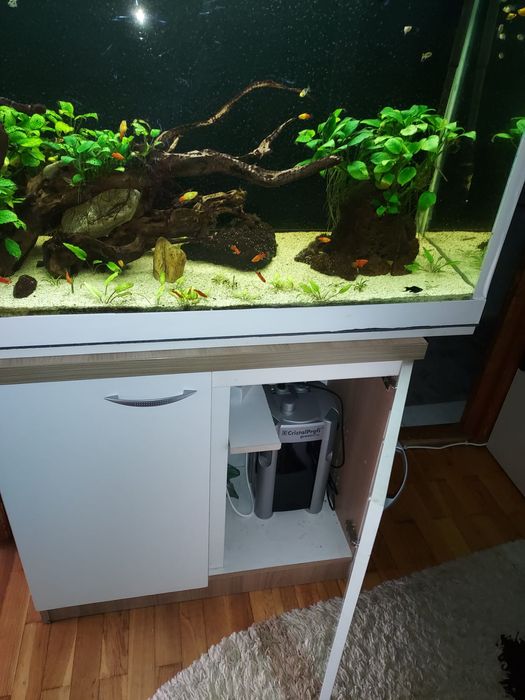 Vând acvariu de200 litri
