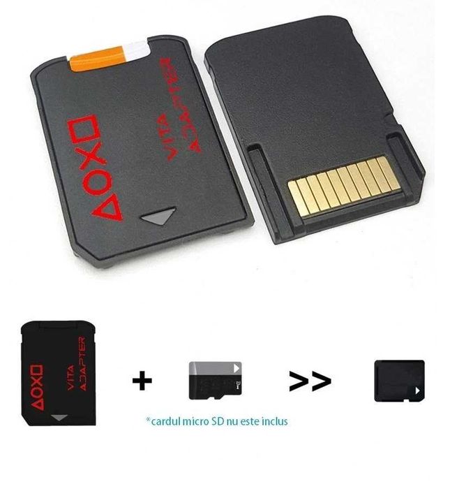Adaptor micro SD card de memorie pt Playstation PS Vita PSVita SD2Vita