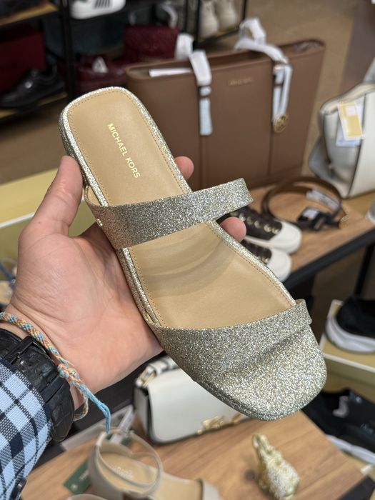 Дамски чехли Michael Kors Gold 35.36