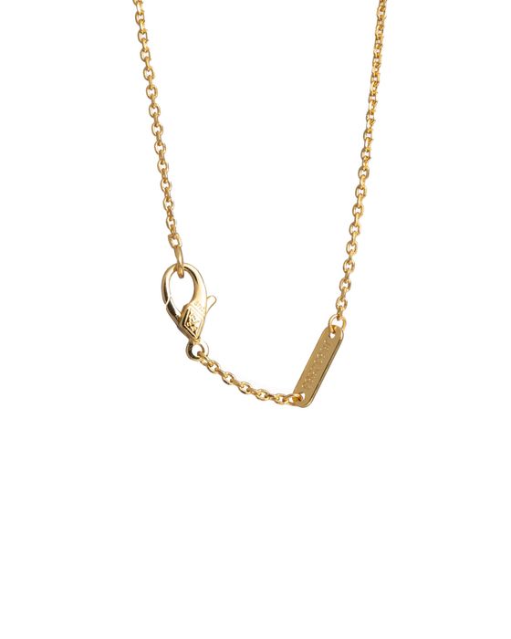 Златно дамско колие с детелина от бял седеф, Van Cleef & Arpels VCA