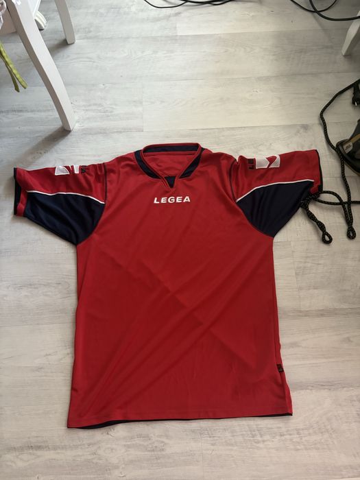 Tricou sport LEGEA original L– roșu intens, model aspectuos