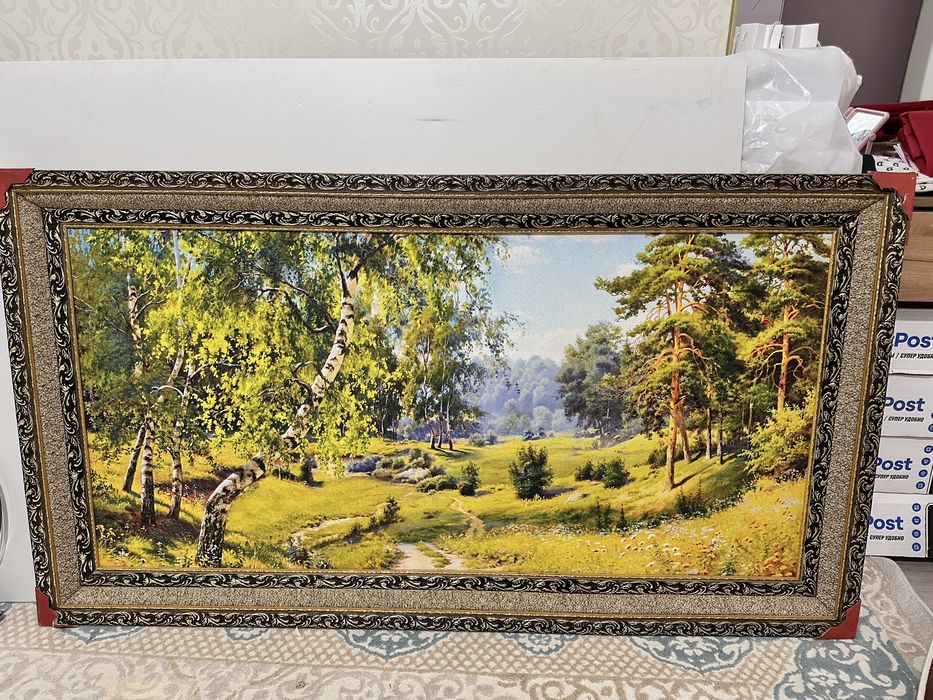 Картина большой, тяжелый 5000тг